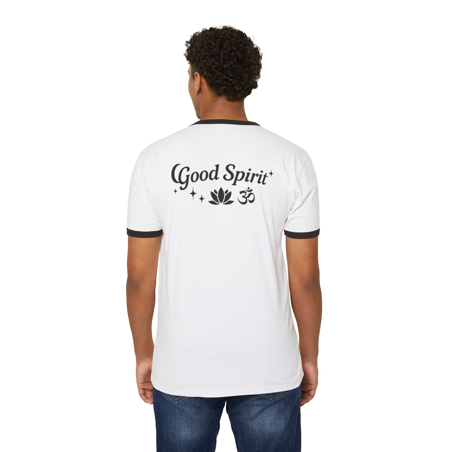 Good Spirit Unisex Cotton Ringer T-Shirt