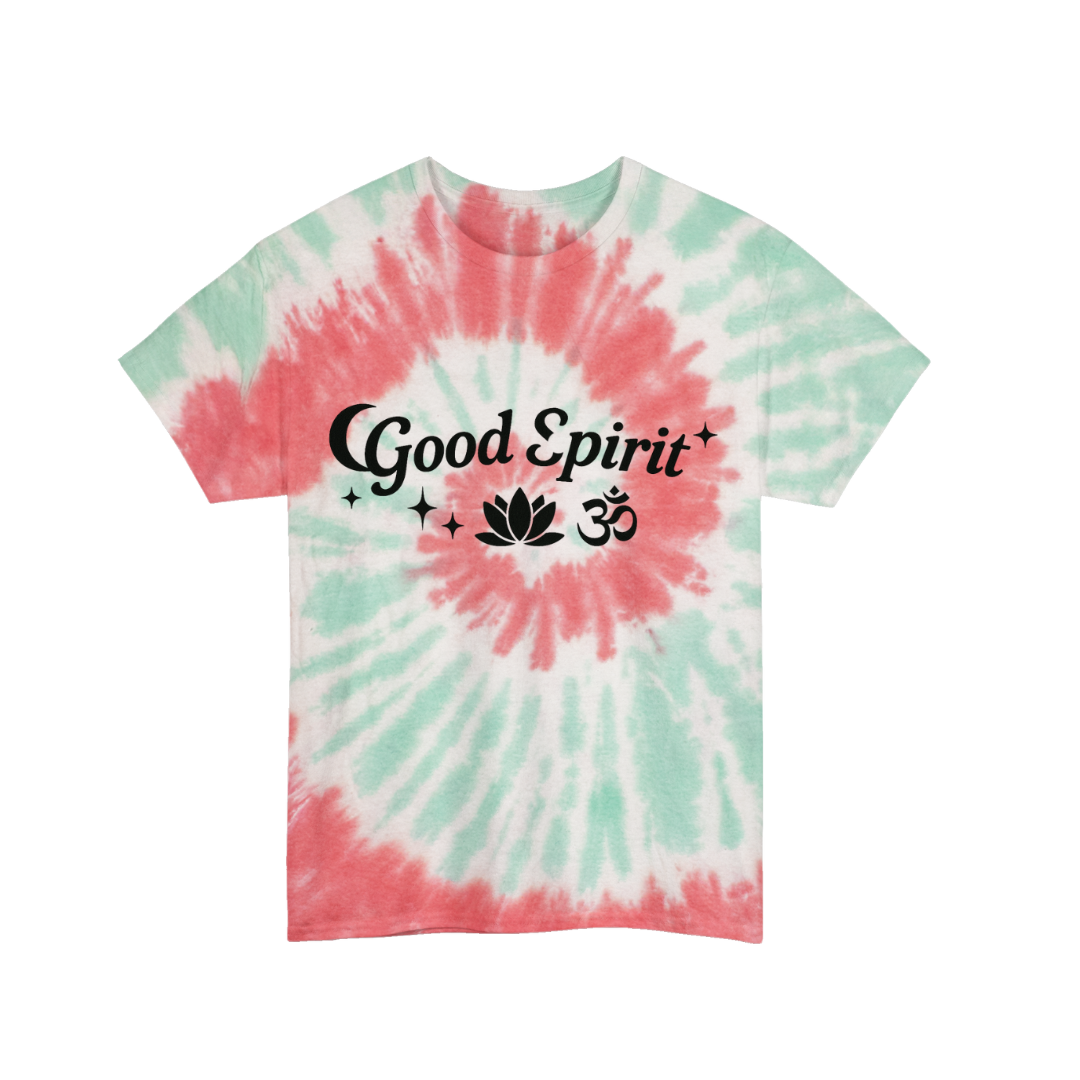 Good Spirit Tie Dye Cotton Tee