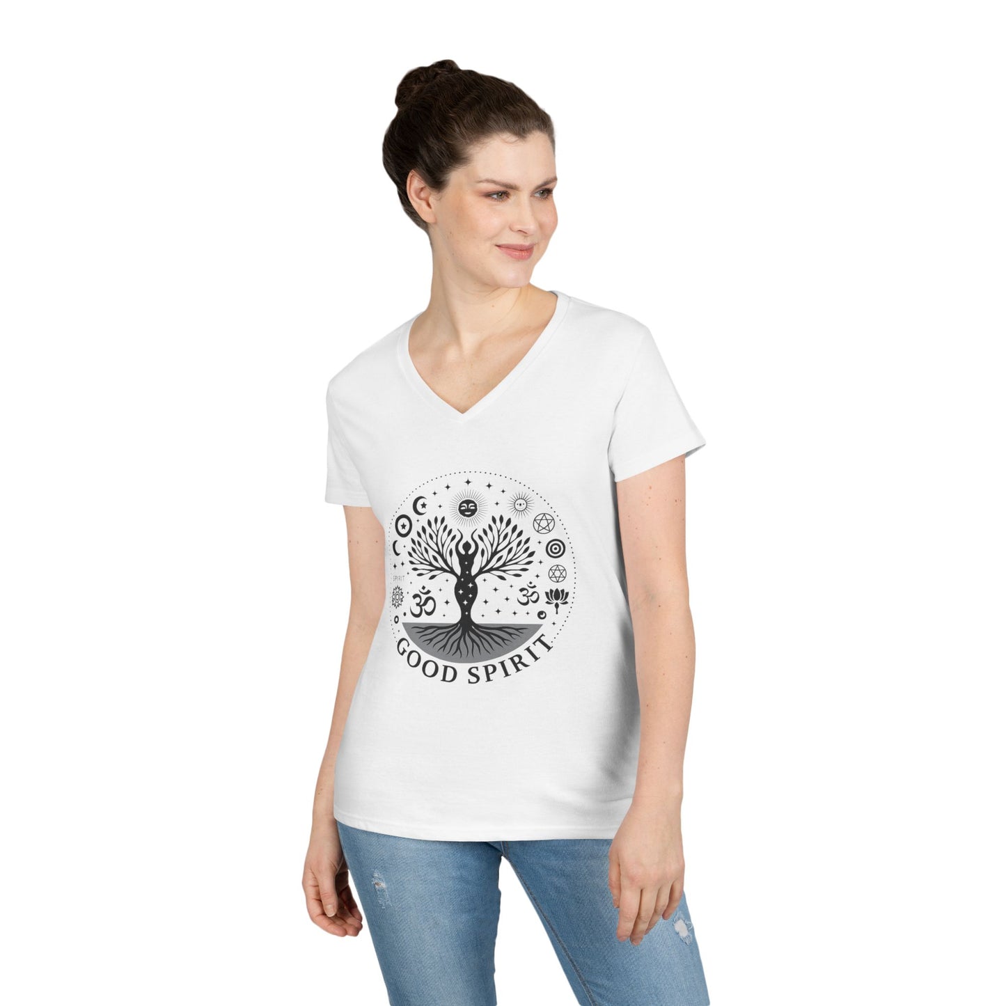Good Spirit V-Neck T-Shirt