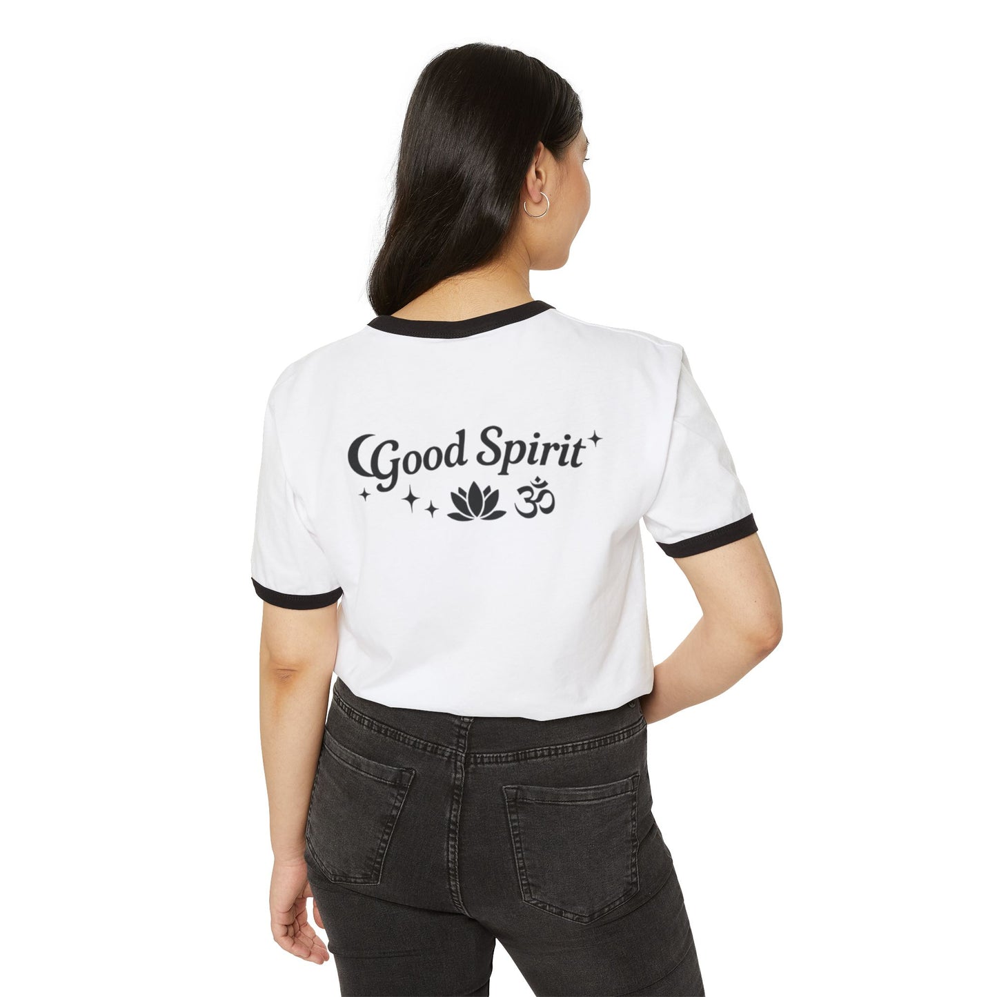 Good Spirit Unisex Cotton Ringer T-Shirt