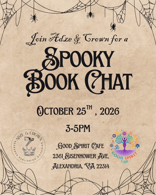 Adze & Crown Presents: Spooky Book Chat | OCT 25th