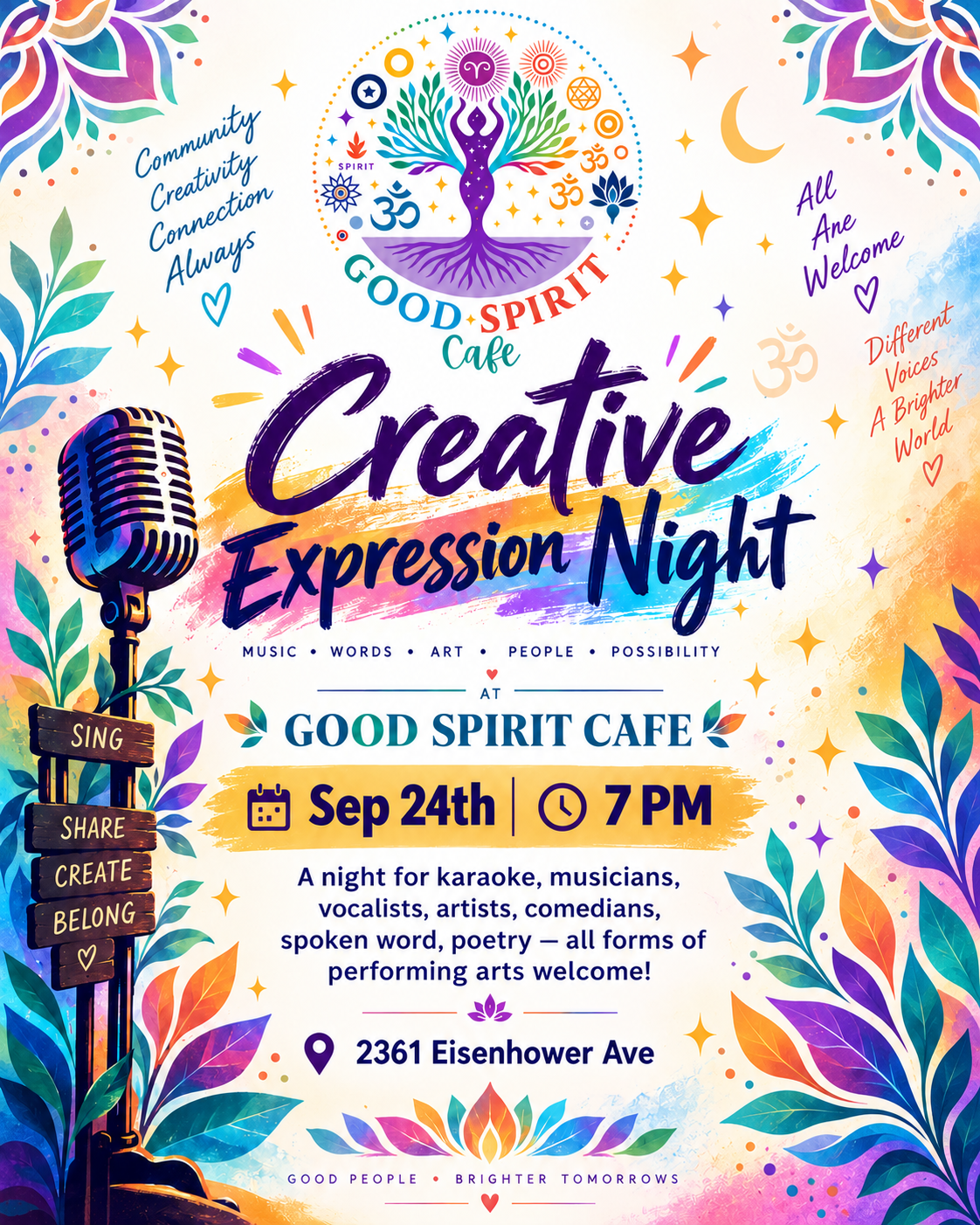 Creative Expression Night | SEP 24th
