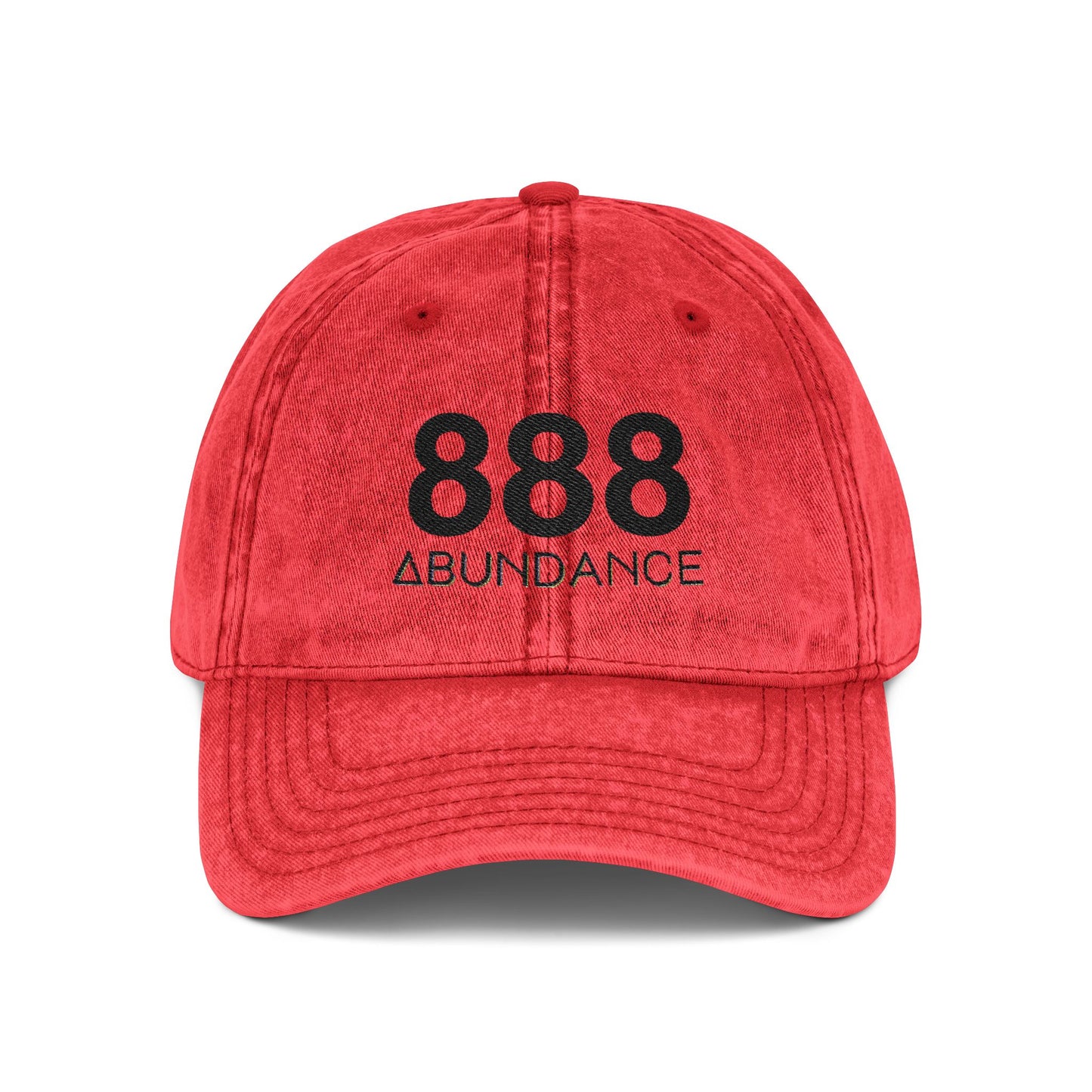 Embroidered Angelic Energy Cap - 888 ABUNDANCE