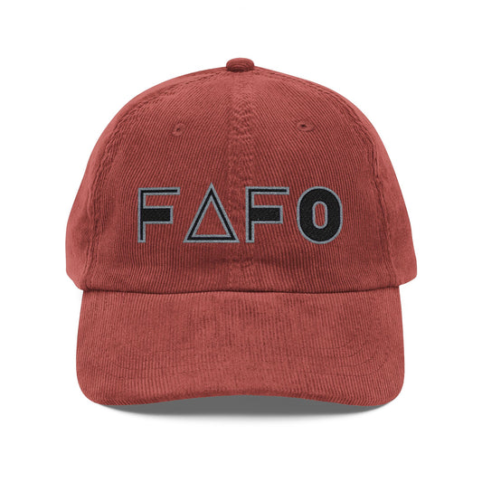 FAFO Corduroy Cap