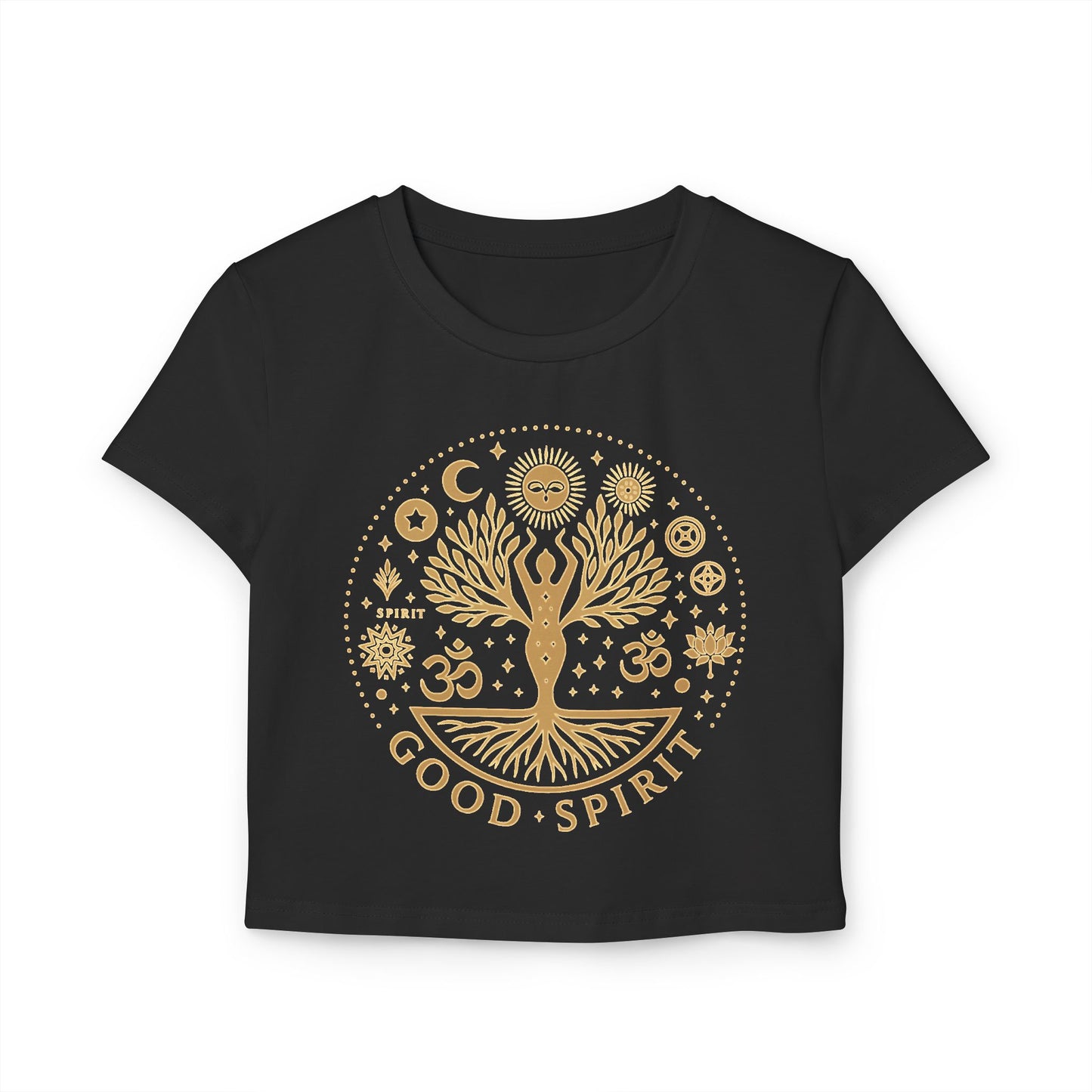 Golden Good Spirit Baby Tee