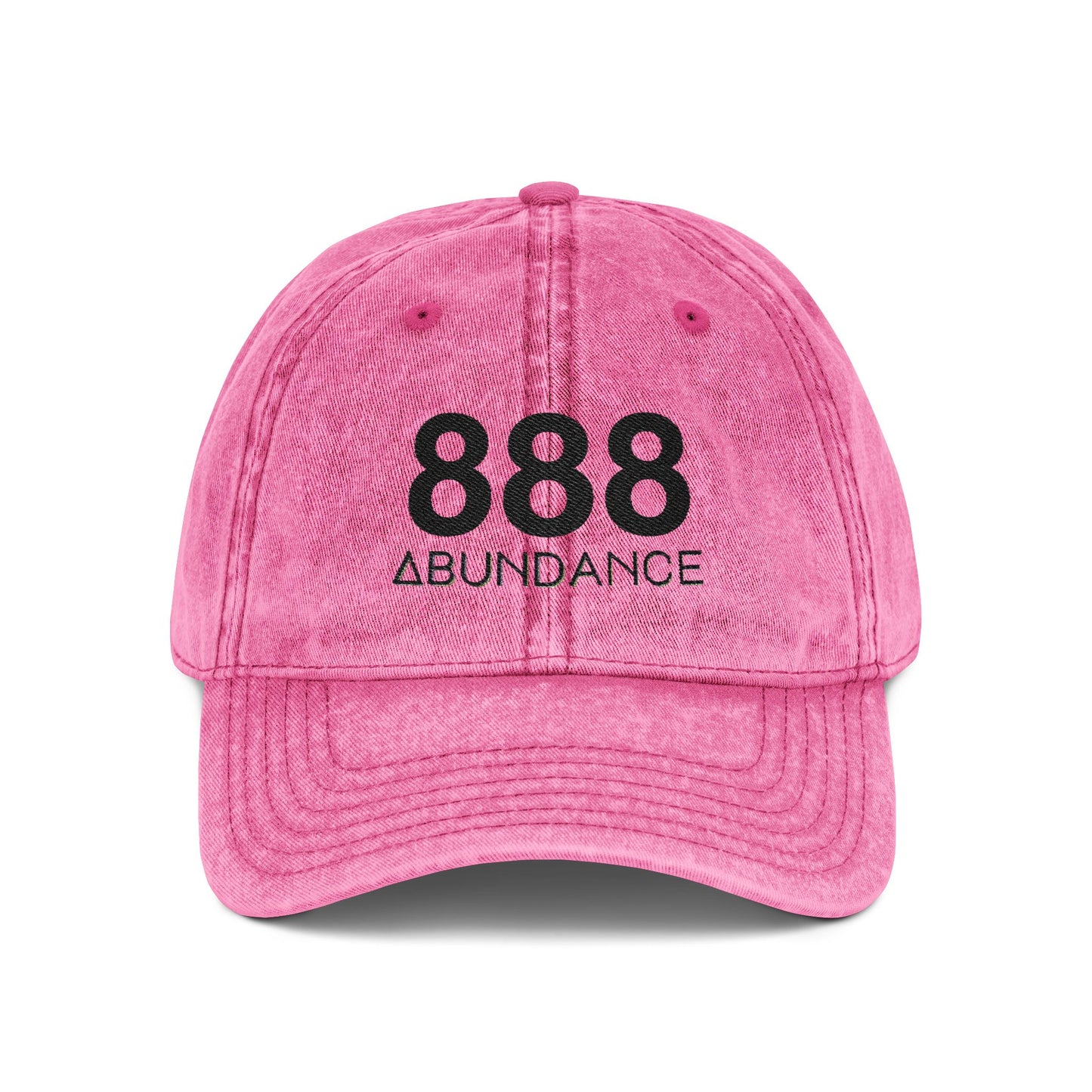 Embroidered Angelic Energy Cap - 888 ABUNDANCE