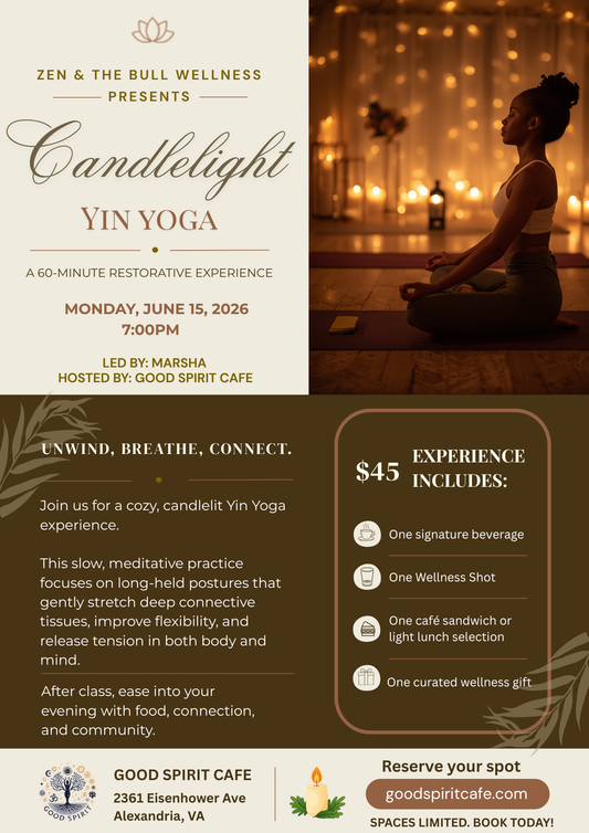 Zen & The Bull Wellness Presents: Candlelight Yin Yoga Led by Marsh